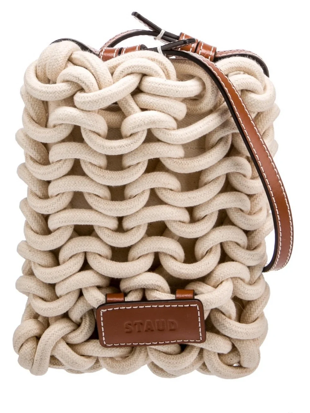 Staud Corda Chunky Knit Mini Crossbody Bag